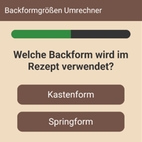 Backform Umrechner App für Android